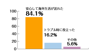 �ی��ɉ������ėǂ��������Ƃ́H���S���ĊC�O���������ꂽ�c84.1%�A�g���u�����ɖ𗧂����c16.2%�A���̑��c5.6%