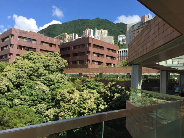 香港大学キャンパスの中心部
