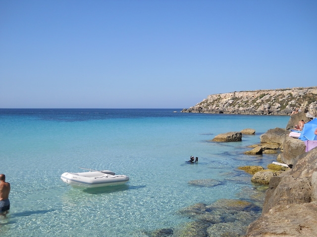 シチリア島と言えばやはり美しい海！