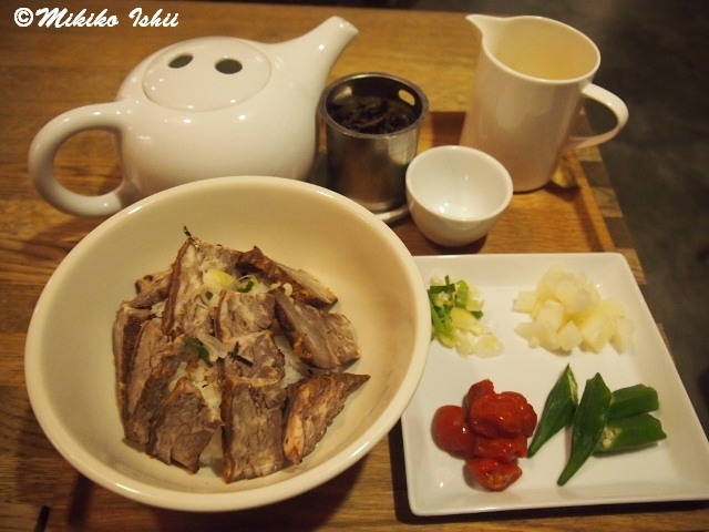 夏限定メニュー お茶漬けセット