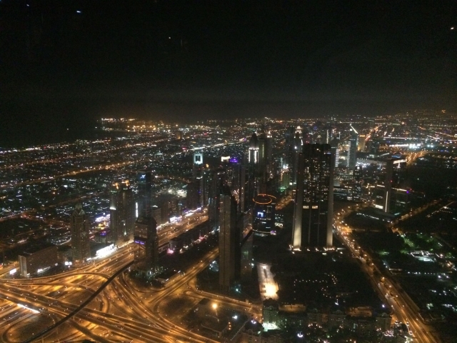 展望台からの景色-夜景