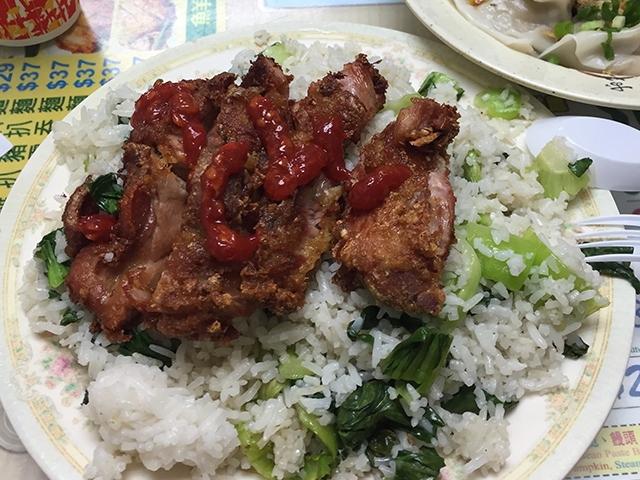 雞扒菜飯