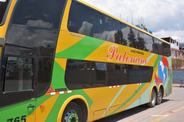 ナスカ・クスコを往復するパロミノ社のデラックス・バス