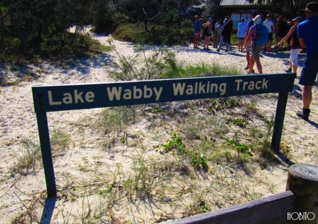 ワビー湖（Lake Wabby）入口