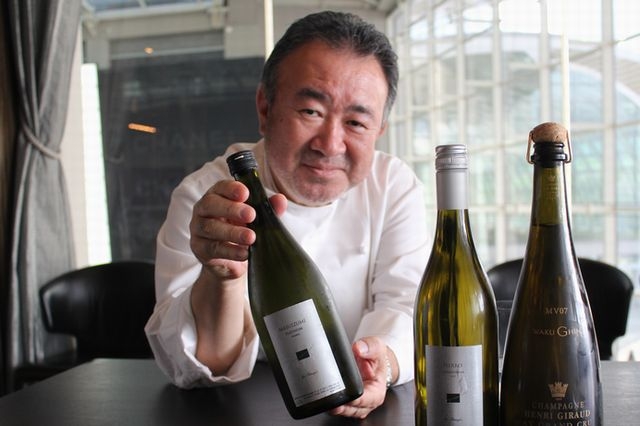 和久田氏のレストランのためだけに作られた特別な日本酒