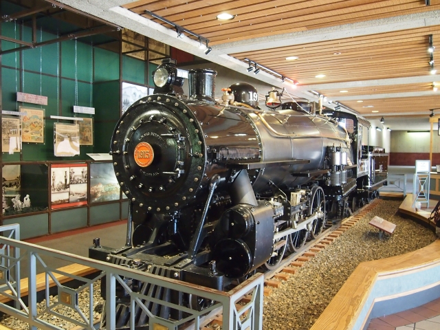鉄道博物館ではたくさんの機関車が見られる