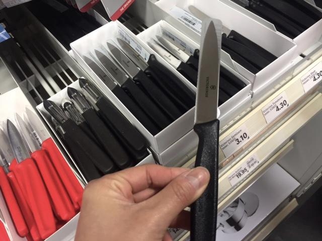 ビクトリノックス製のナイフは用途に合わせて種類が豊富