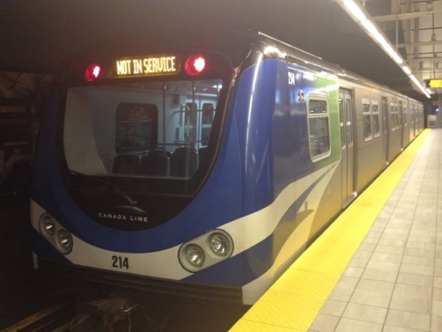 バンクーバーの電車（Sky Train)