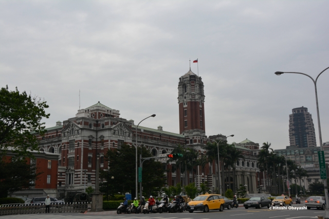 日本の統治時代に建設された台湾総統府