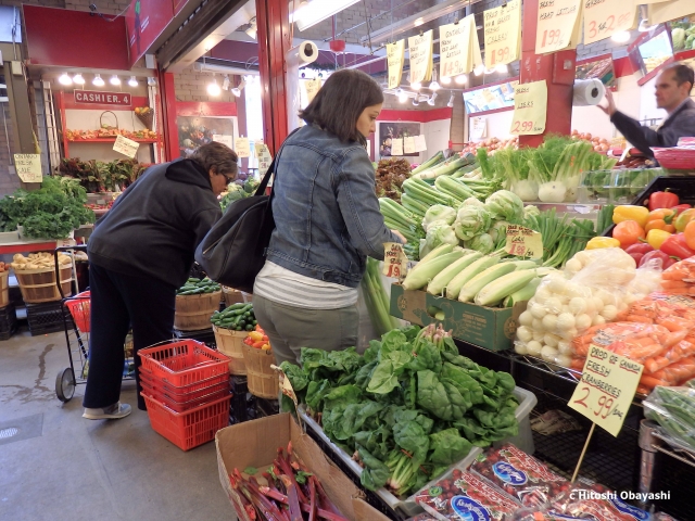 サウス・マーケットに並ぶ新鮮な野菜