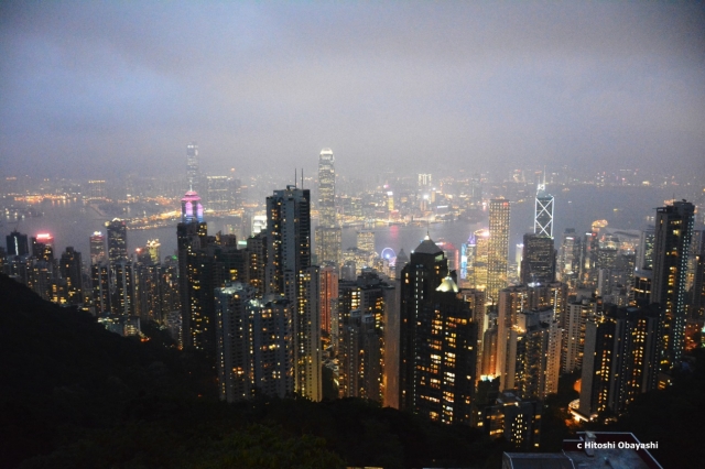 世界三大夜景に数えられることもある香港の100万ドルの夜景