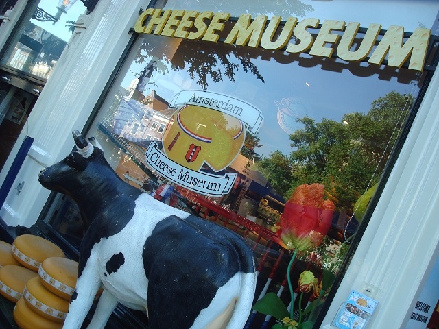 「アムステルダム・チーズ博物館」の正面入り口