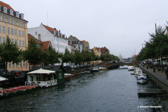 コペンハーゲン市内に張り巡らされた運河
