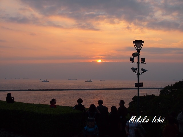 打狗英国領事館から見る夕日