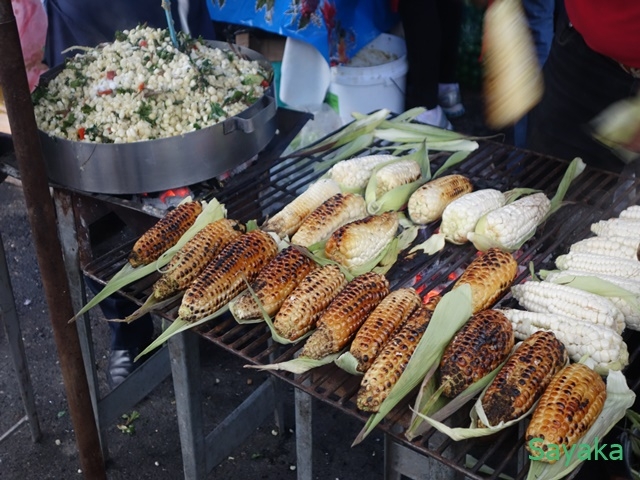 こんがり焼きトウモロコシ