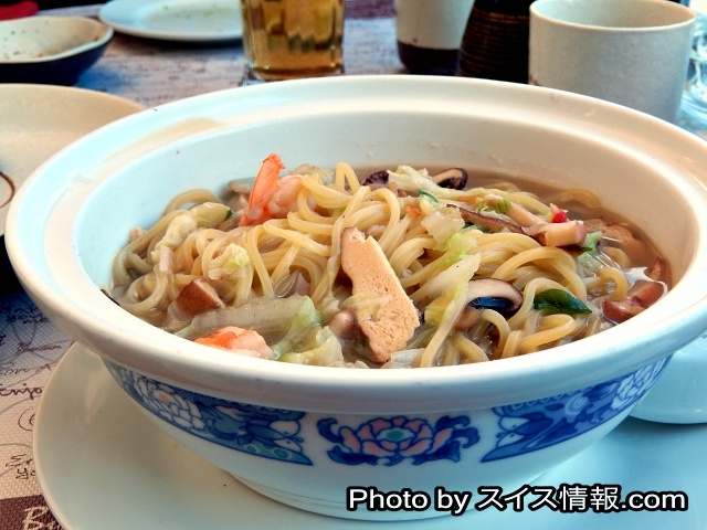 海鮮味のラーメン