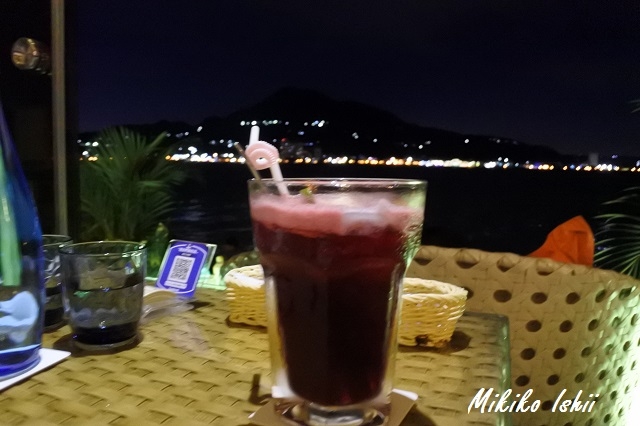 最後はゆっくり夜景を楽しみながらの一杯！