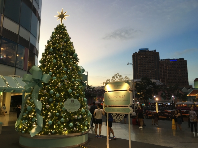 クリスマス真っ盛りのシンガポール