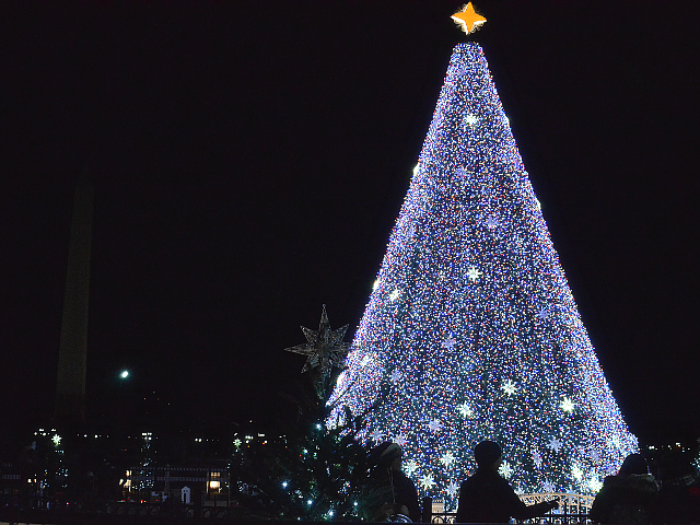 プレジデント・パークのナショナル・クリスマスツリー2016