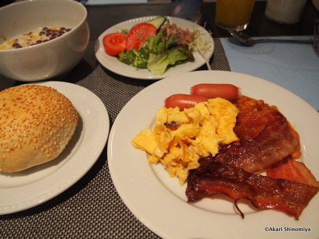 種類豊富な朝食バイキングがおいしい！