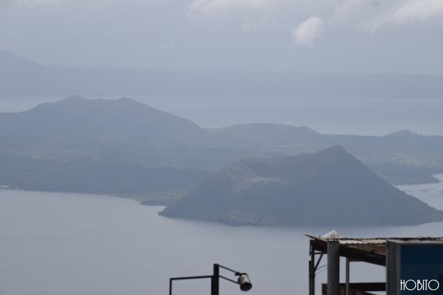 タール火山もバッチリ見えます