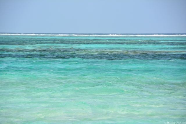 瞬きする瞬間にも色が大きく変化するモルディヴ・マアフシの海