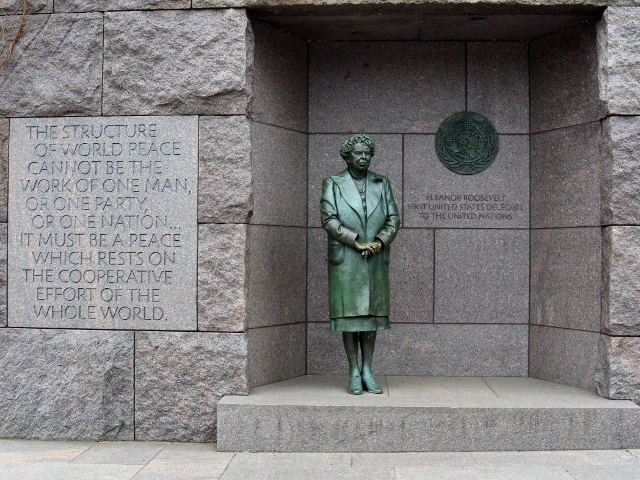 Eleanor Roosevelt statue  