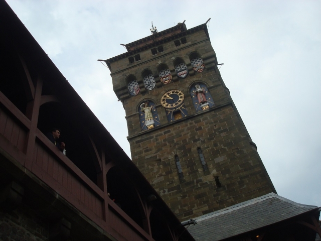 1868年に造られた時計塔