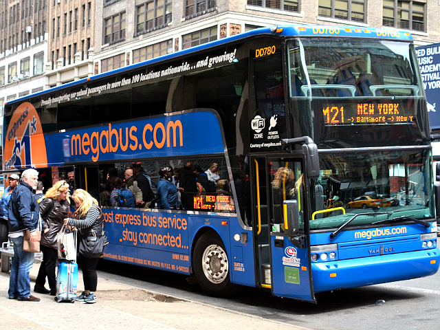 Mega Bus in Manhattan 