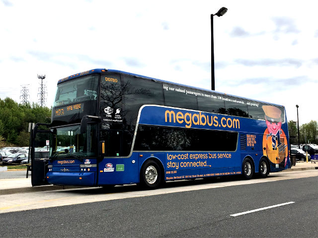 Mega Bus Stop in White Marsh