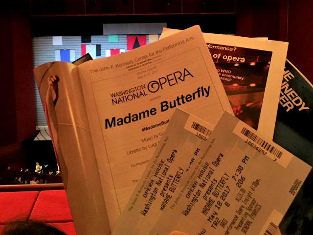 Madame Butterfly Program in DC