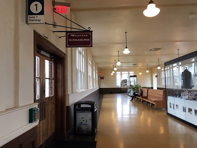 Waiting  in Lancaster Station 