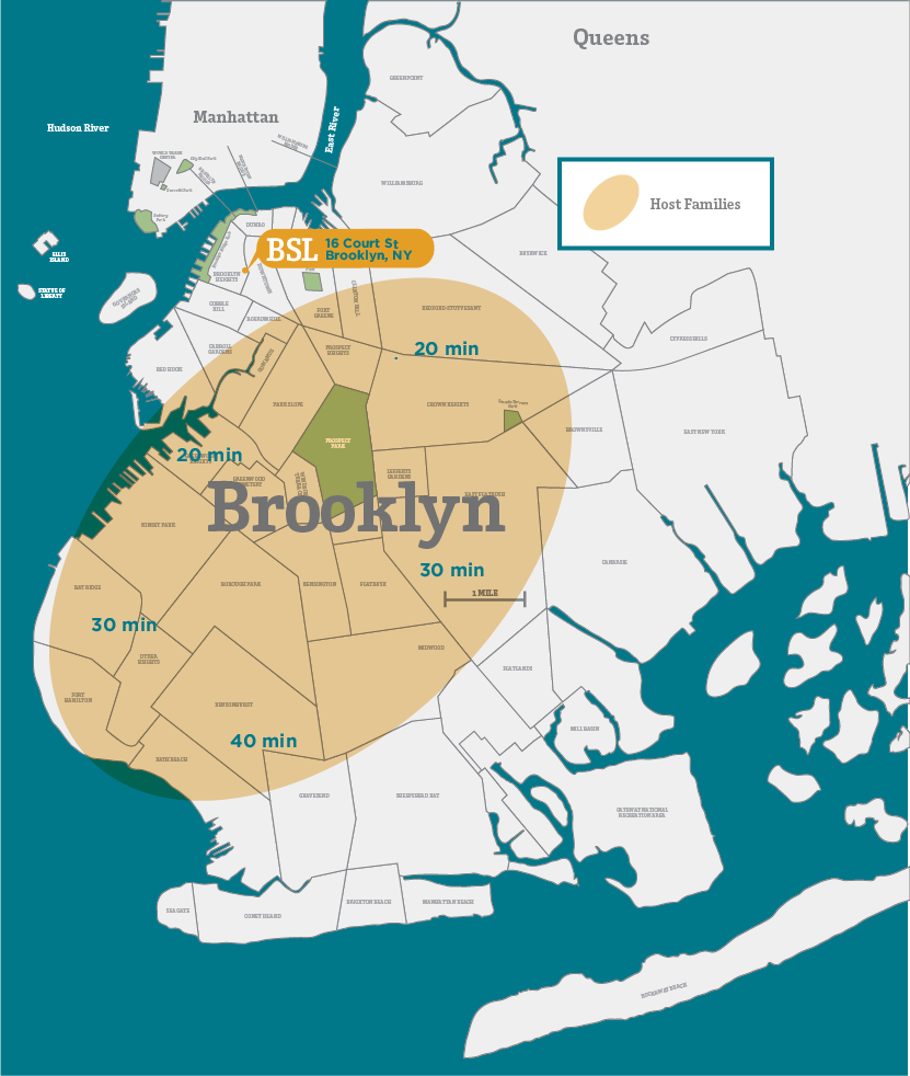 ブルックリン地図