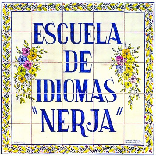 Escuela de Idiomas Nerja ロゴ